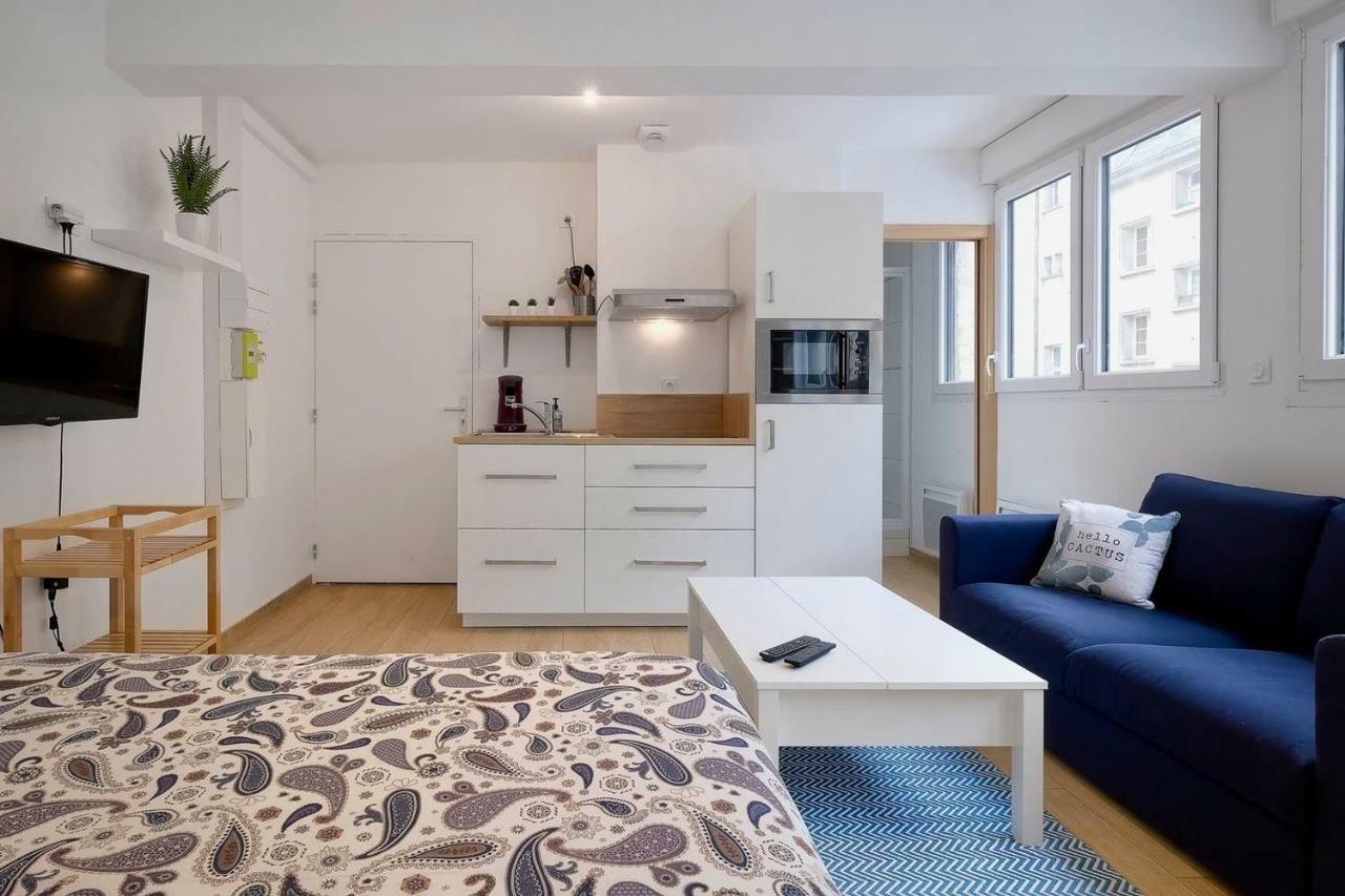 Appartement Studio Neuf - Acces 24/24 - Plein Centre Ville à Caen Extérieur photo